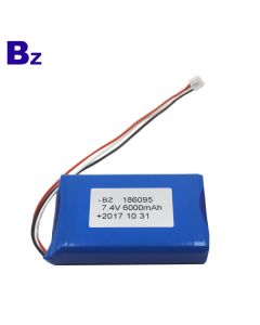 186095 2S 6000mAh 7.4V 聚合物鋰離子電池