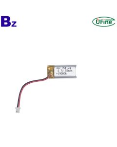 55mAh 可充電鋰離子聚合物電池