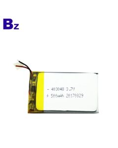 403048 500mAh 3.7V 鋰聚合物電池