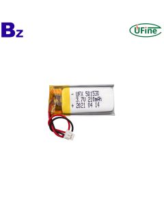 210mAh可穿戴設備鋰離子聚合物電池
