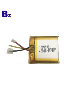 503030 400mAh 3.7V 鋰聚合物電池