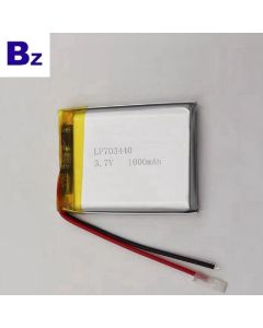 用於車載DVR設備的1000mAh鋰電池