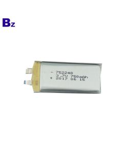 752248 750mAh 3.7V 鋰電池