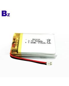 BZ 802035 500mAh 3.7V 鋰電池