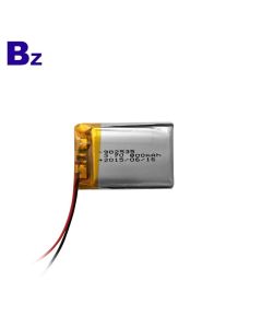 電子美容設備的800mAh電池