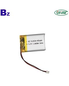 中國電芯工廠批發高品質 450mAh 電池