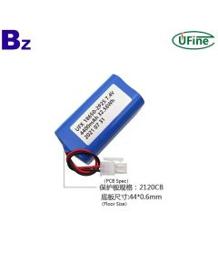 工廠供應可充電 4400mAh 7.4V 18650 電池