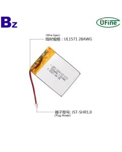 電芯廠定制 520mAh 3.7V 聚合物電池