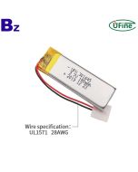 工廠客製 3.7V 180mAh 電池