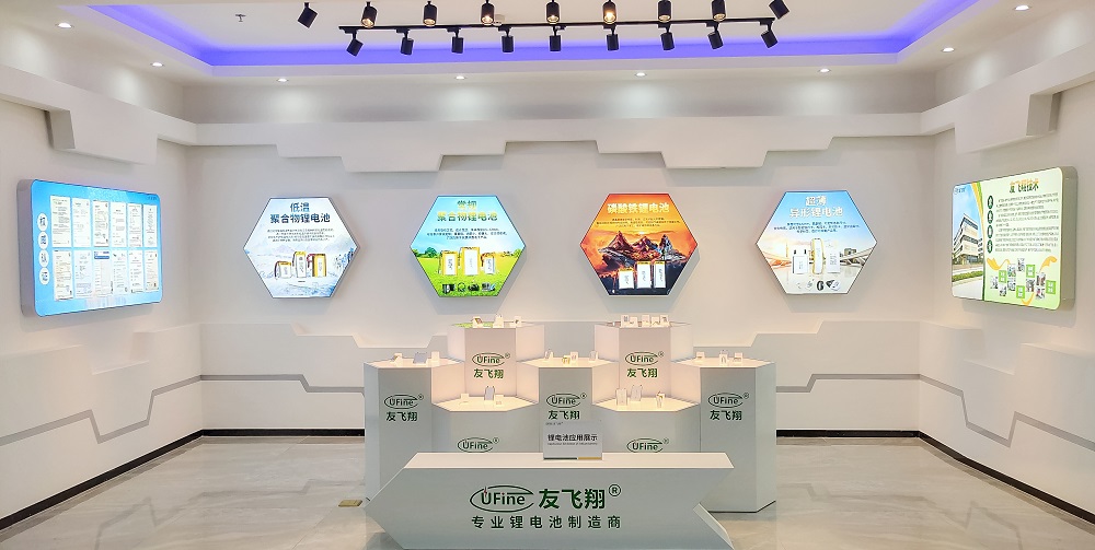 鋰電池樣品展示區