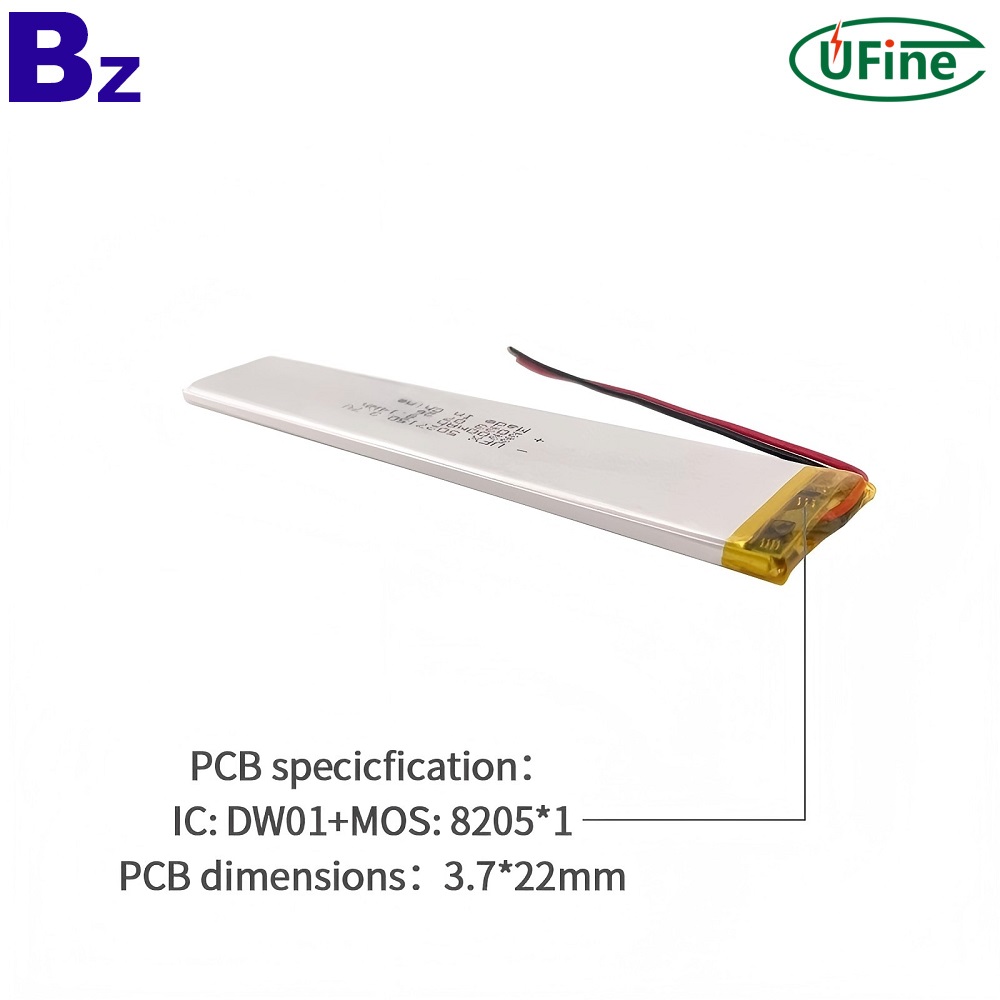 適用於電子產品的 3.7V 鋰離子電池,