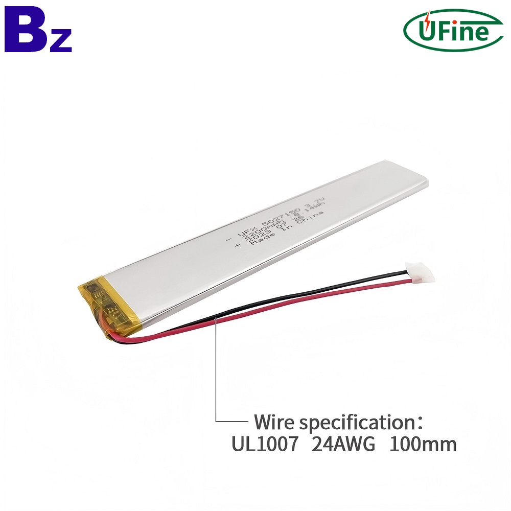 5027150 3.7V 2200mAh 鋰離子充電電池