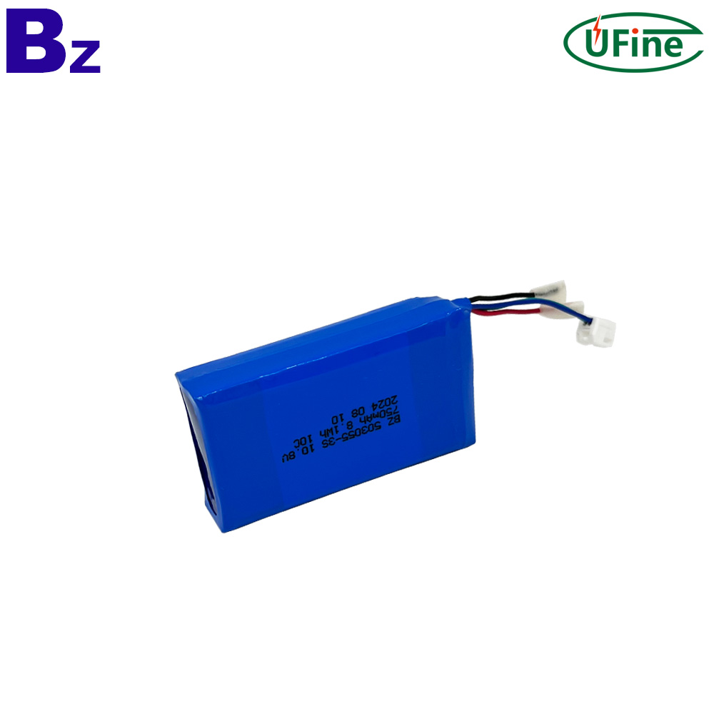 10.8V 750mAh 10C 鋰聚合物電池組