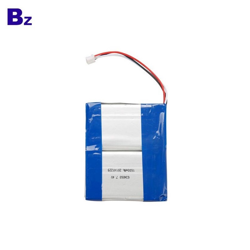 Customized High Quality Battery 7.4V 1600mAh