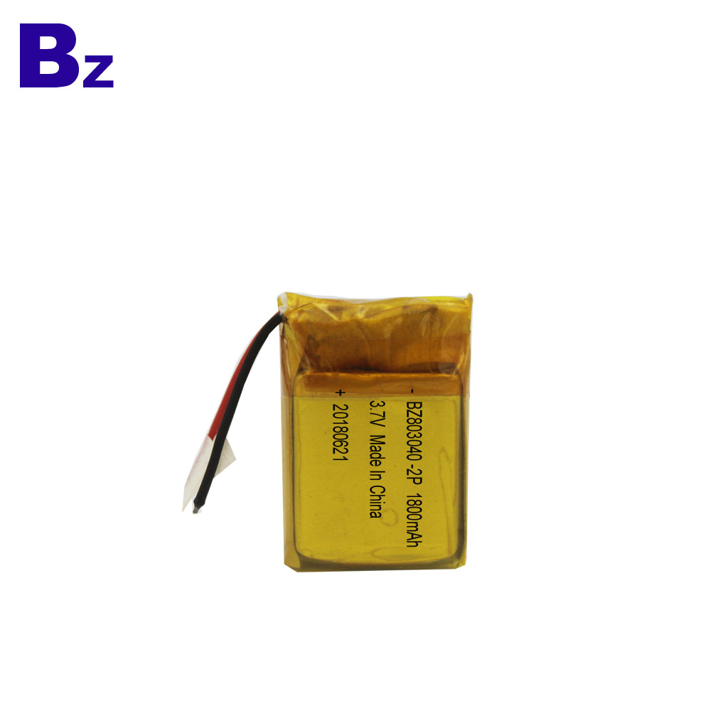 803040 2P 1800mAh 3.7V Lipo Battery