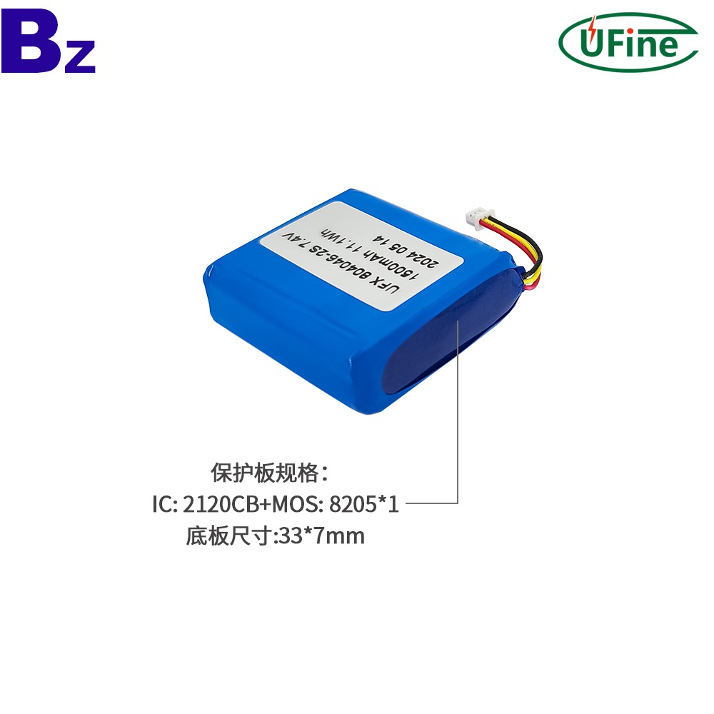 1500mAh 電池帶 PCM 保護